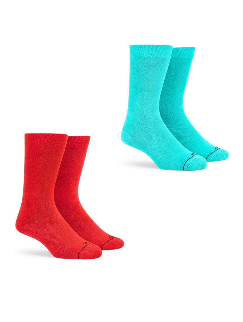 solid above ankle length socks combo - 20498637 - Standard Image - 2
