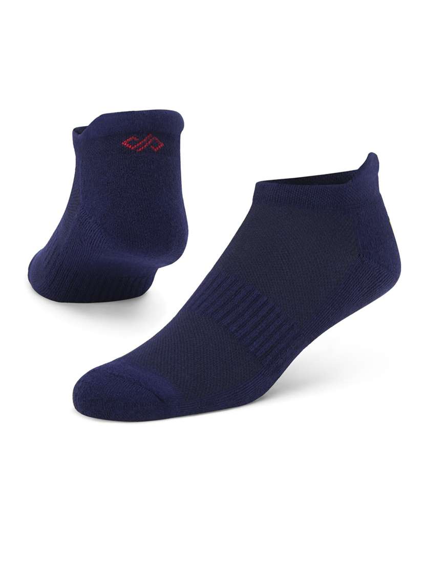 navy blue cotton ankle length sock - 20498689 -  Standard Image - 2