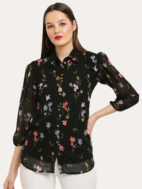 floral printed regular shirt - 20498752 - Standard Image - 0