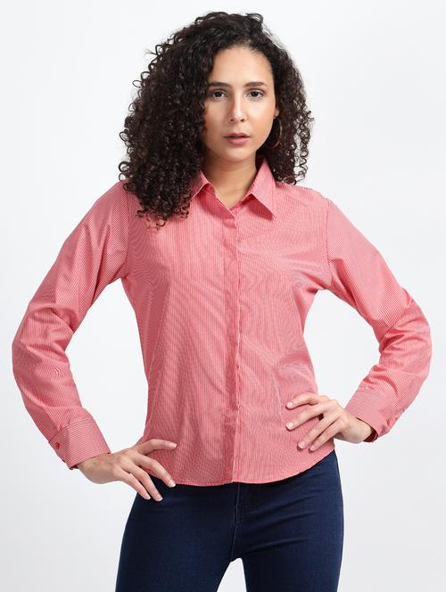 red stripes formal shirt - 20498981 -  Standard Image - 0