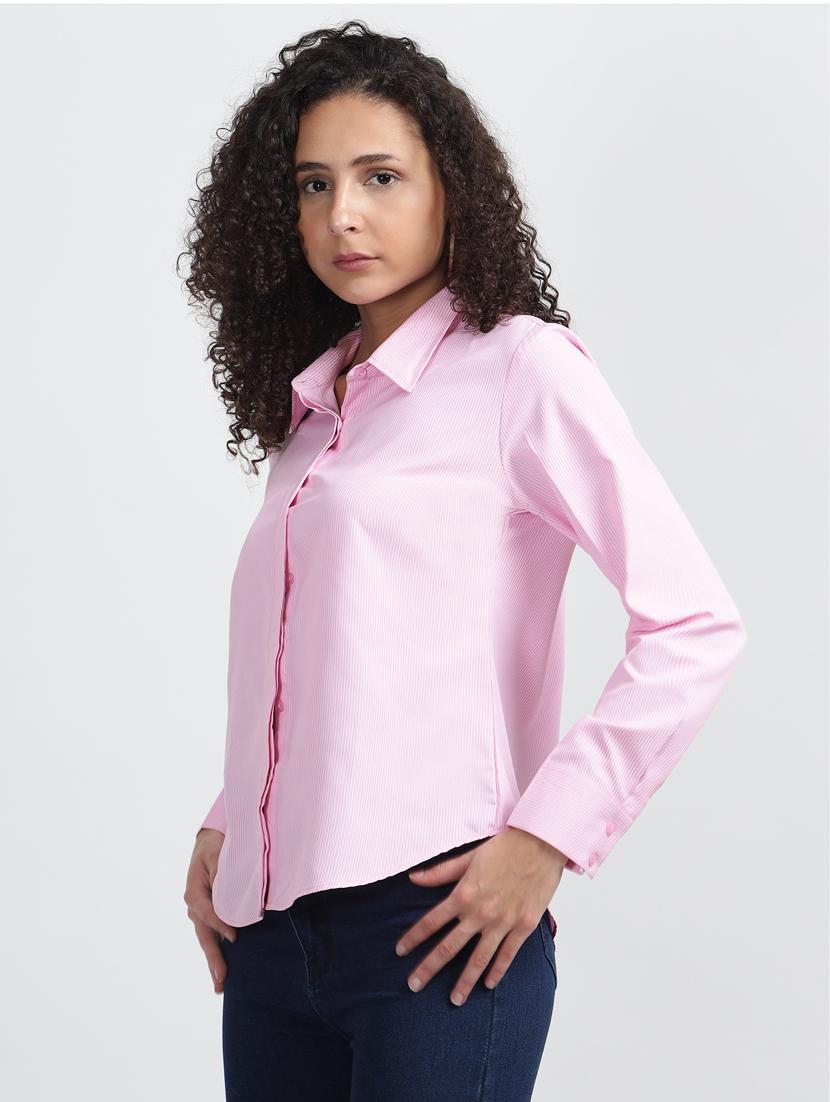 pink stripes formal shirt - 20498982 - Standard Image - 2
