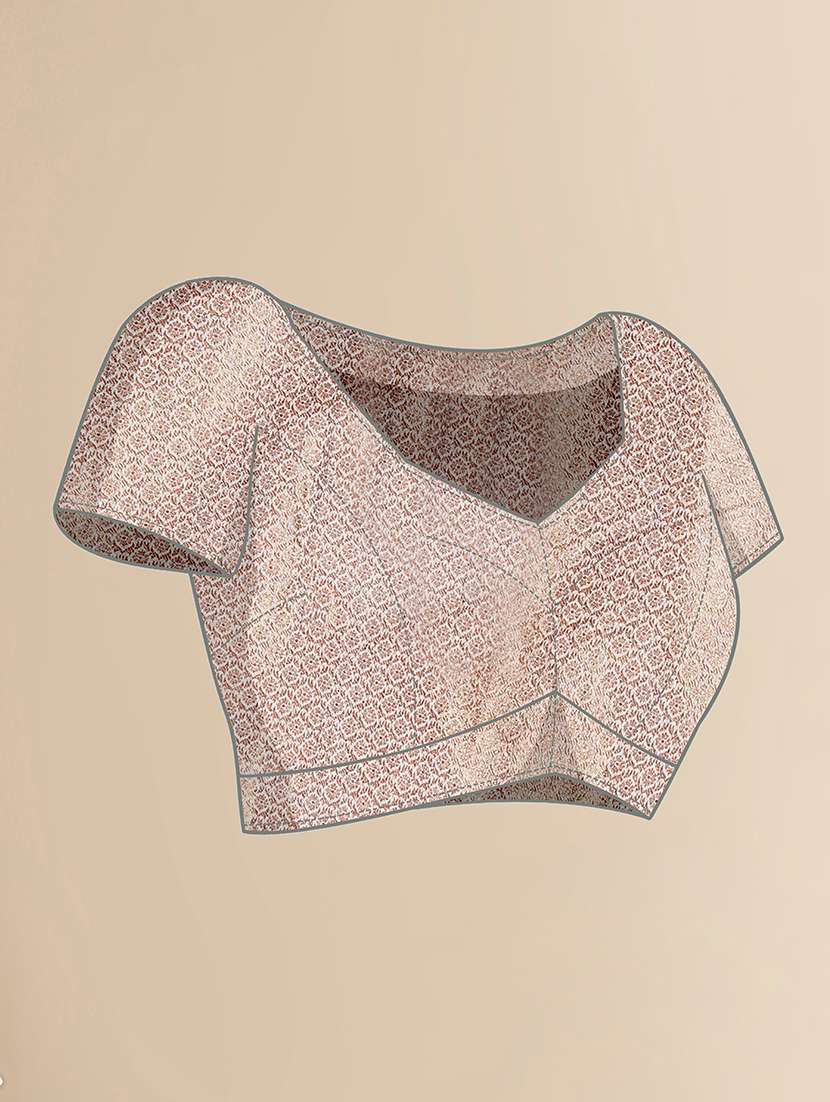 women grey self design kanjivaram saree with blouse - 20499072 -  Standard Image - 2