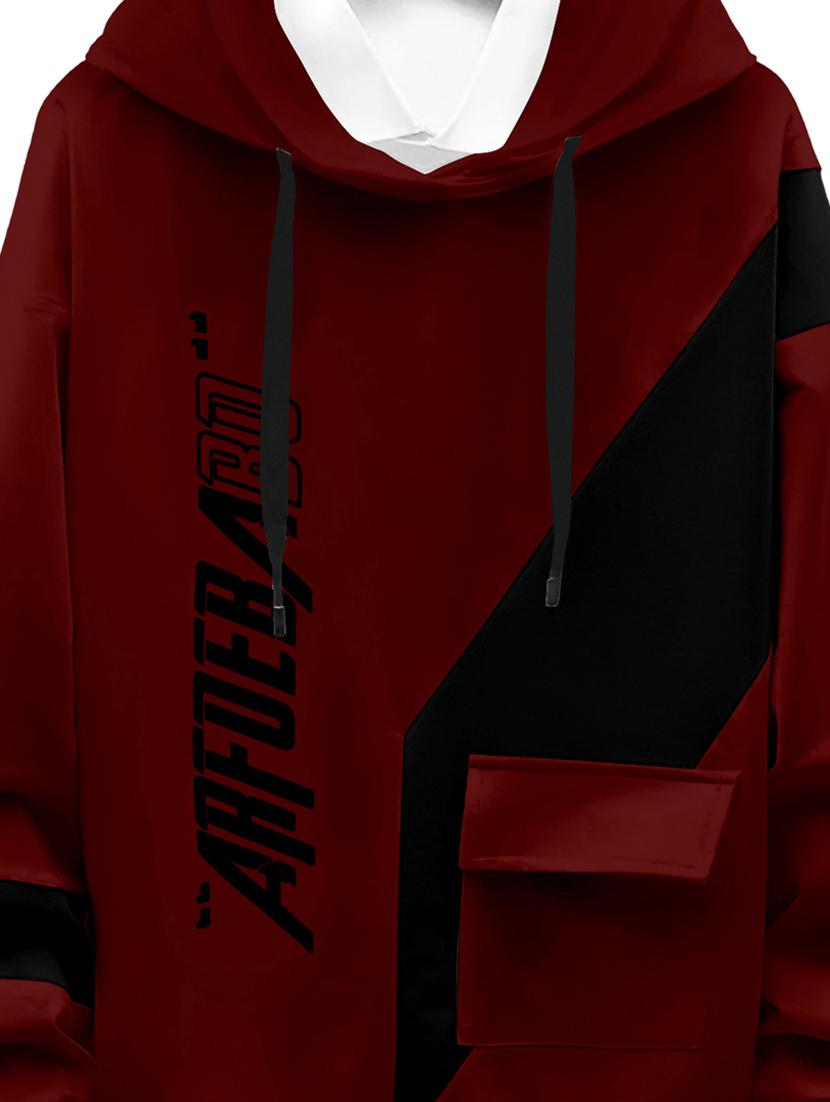 men color block hooded sweatshirt - 20501029 - Standard Image - 2