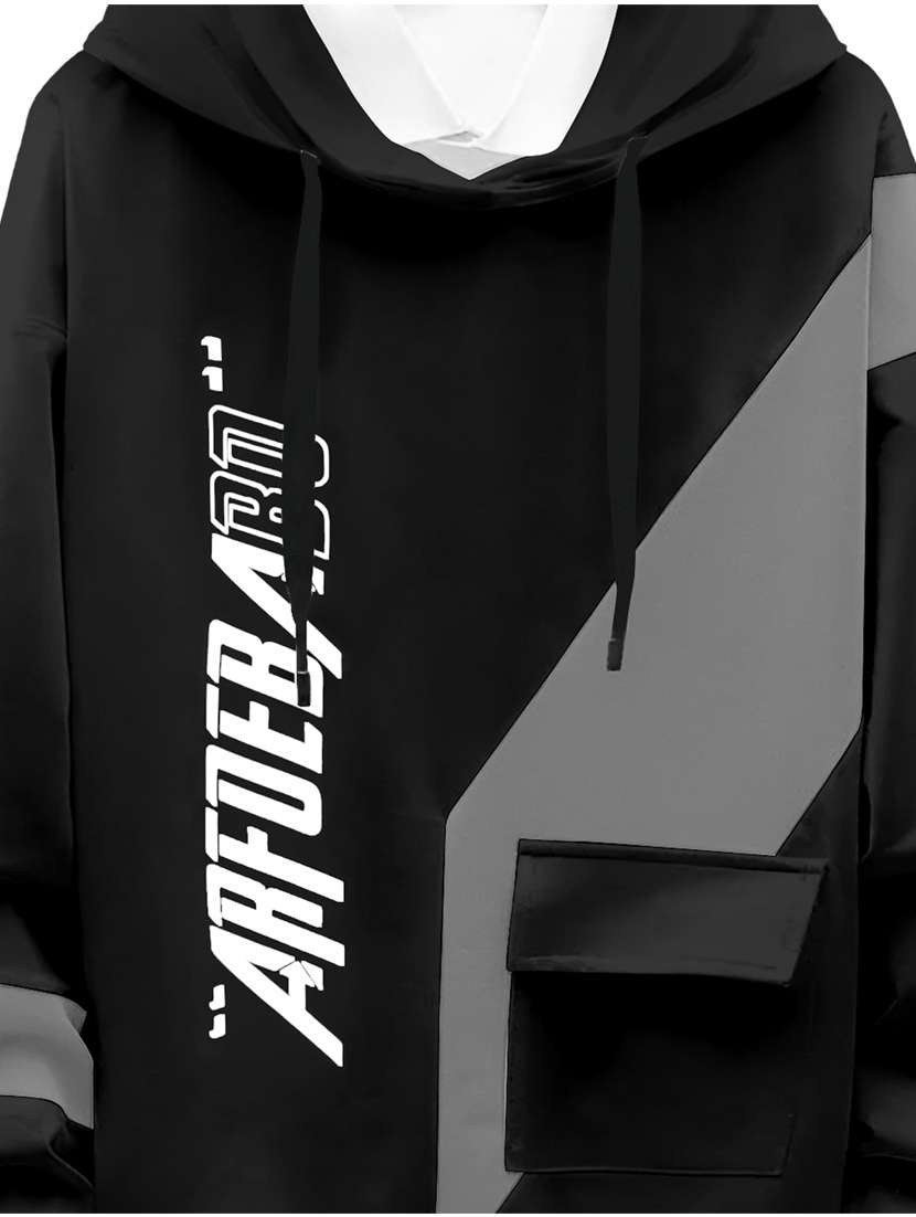 men black cotton blend regular sweatshirt - 20501035 -  Standard Image - 2