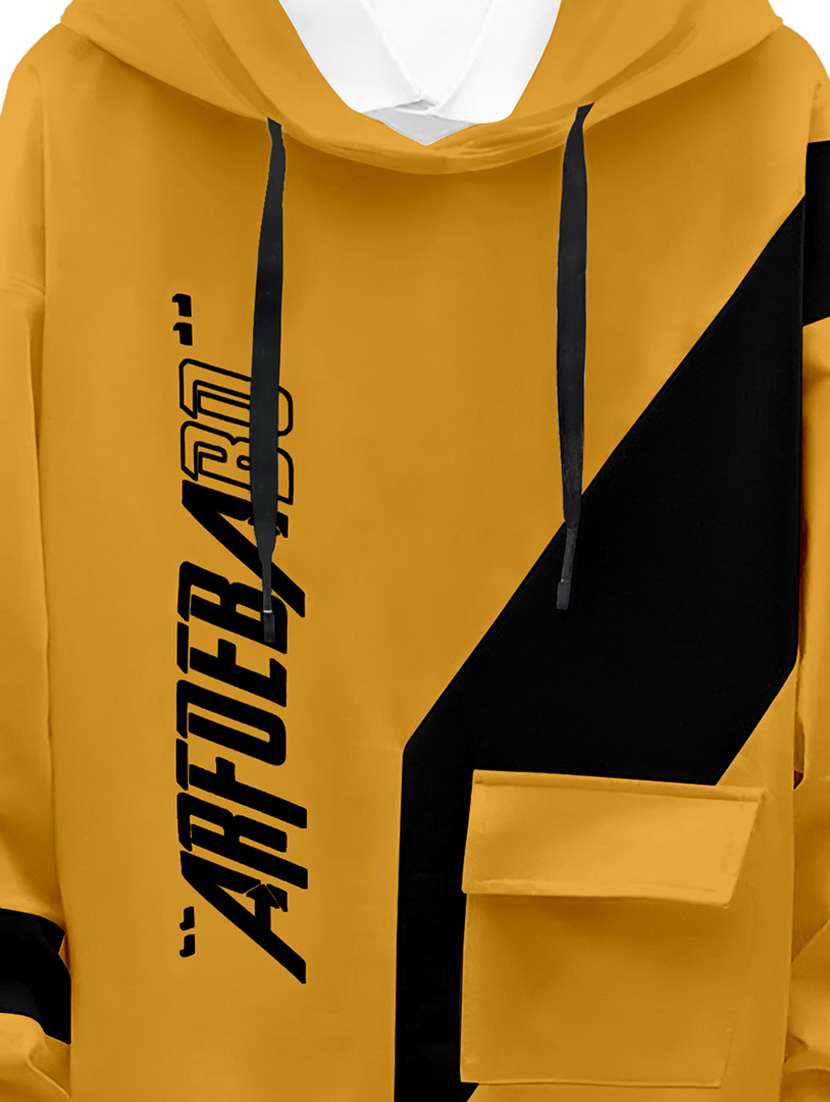 men mustard cotton blend regular sweatshirt - 20501042 -  Standard Image - 2