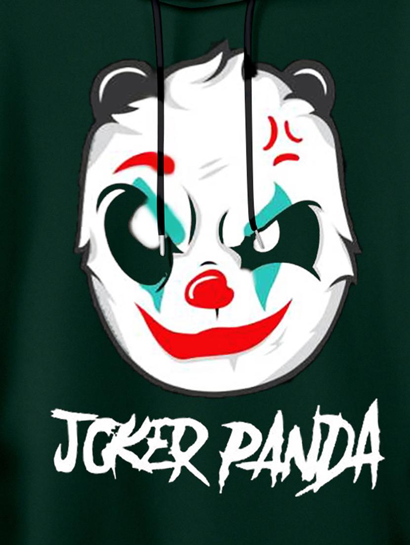bottle green graphic front print sweatshirt - 20501054 - Standard Image - 2