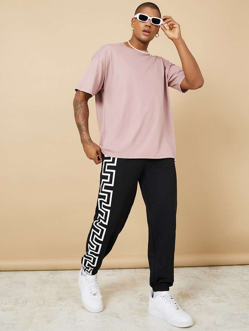 men graphic print mid rise jogger - 20501269 -  Standard Image - 2