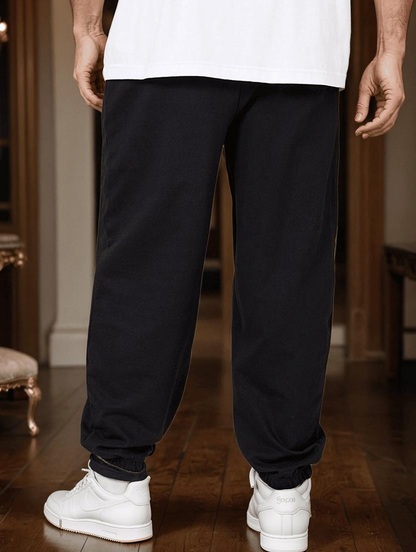 men placement print mid rise jogger - 20501271 - Standard Image - 2