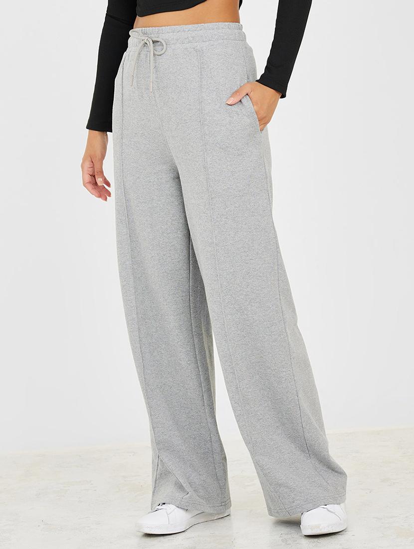 women solid track pants - 20501380 - Zoom Image - 0