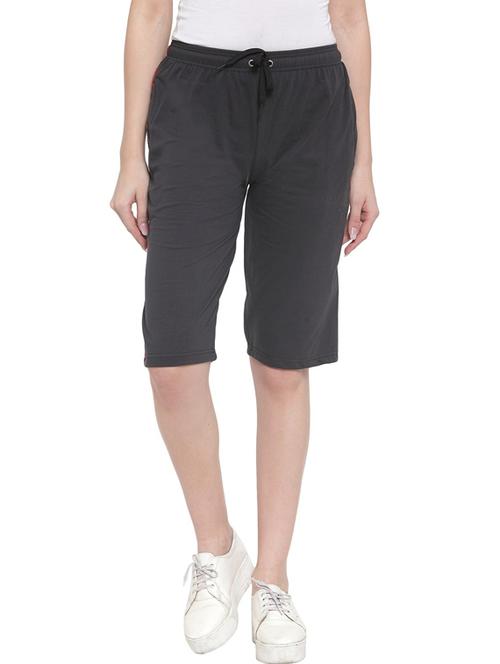 women grey regular capri - 20501424 - Standard Image - 0