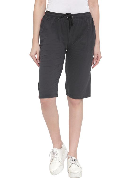 women grey regular capri - 20501424 - Zoom Image - 0