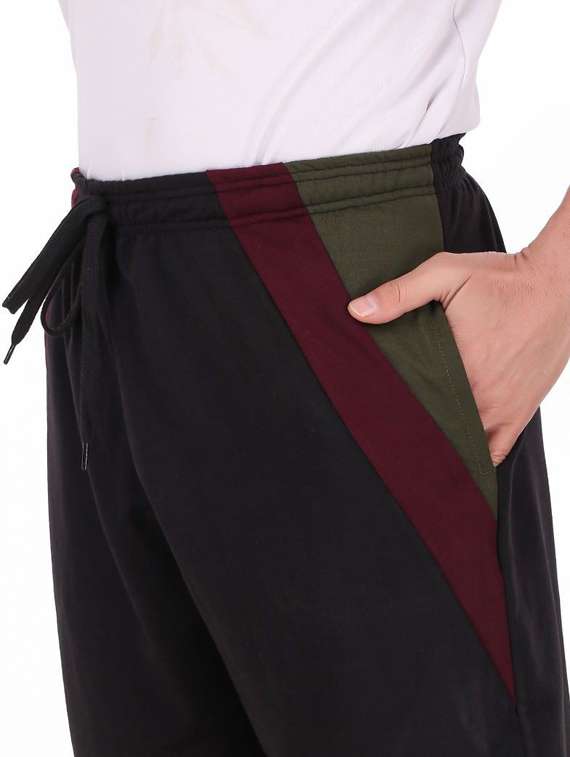 men color block cotton bermudas shorts - 20501562 -  Standard Image - 2