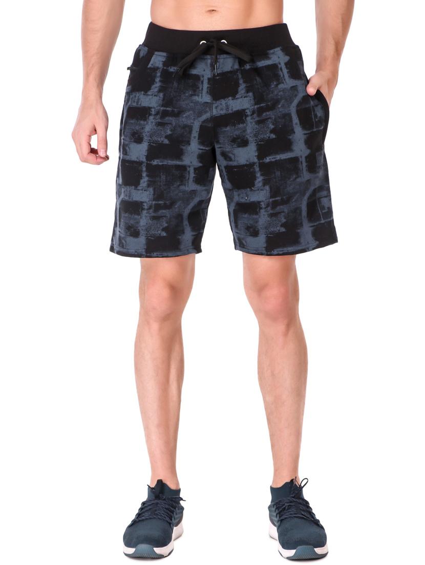 men printed cotton bermudas shorts - 20501582 - Zoom Image - 0