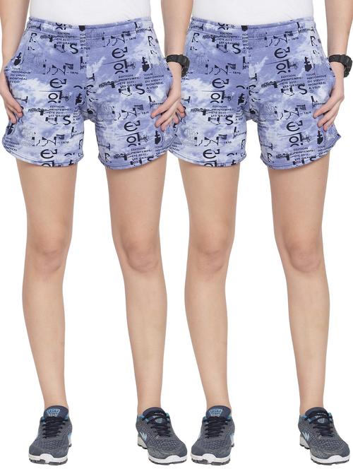 combo of 2 cotton regular short - 20501607 -  Standard Image - 0
