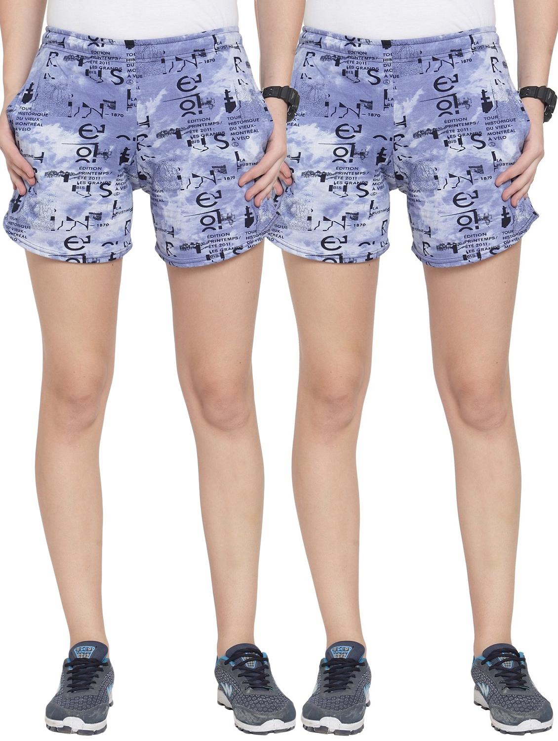 combo of 2 cotton regular short - 20501607 -  Zoom Image - 0