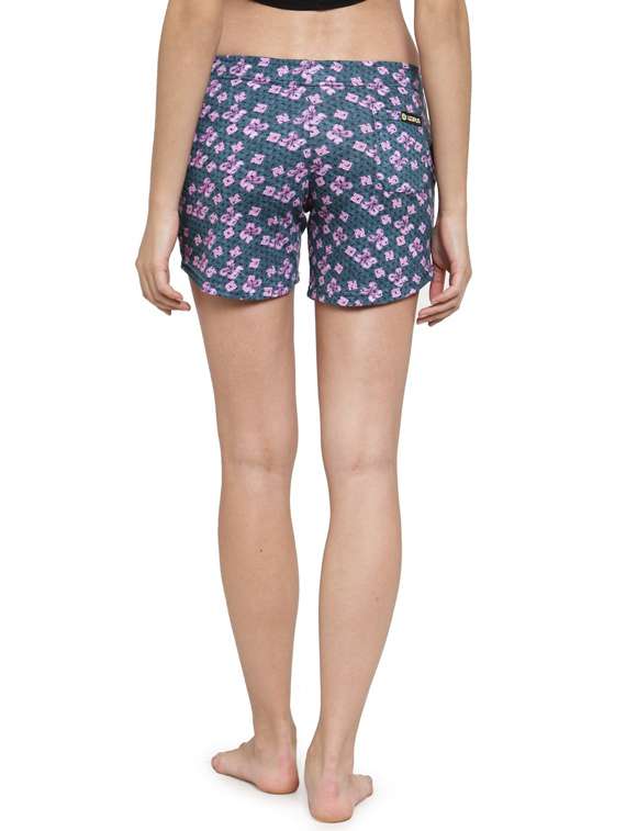 women multi colored cotton regular short - 20501628 - Standard Image - 2