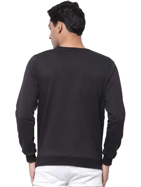 men solid cotton regular sweatshirt - 20501640 -  Standard Image - 2