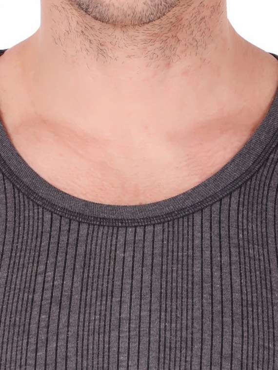 men full sleeve thermal top - 20501861 - Standard Image - 2