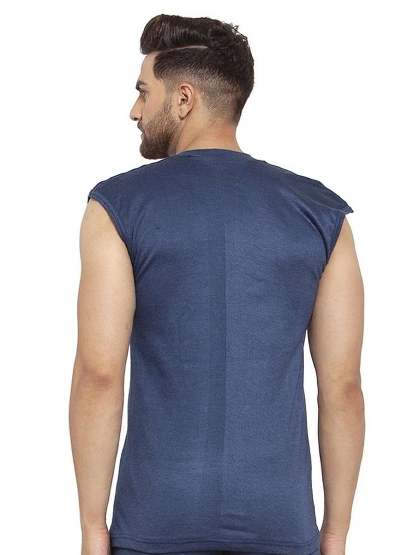 blue cotton thermal top - 20501922 -  Standard Image - 2