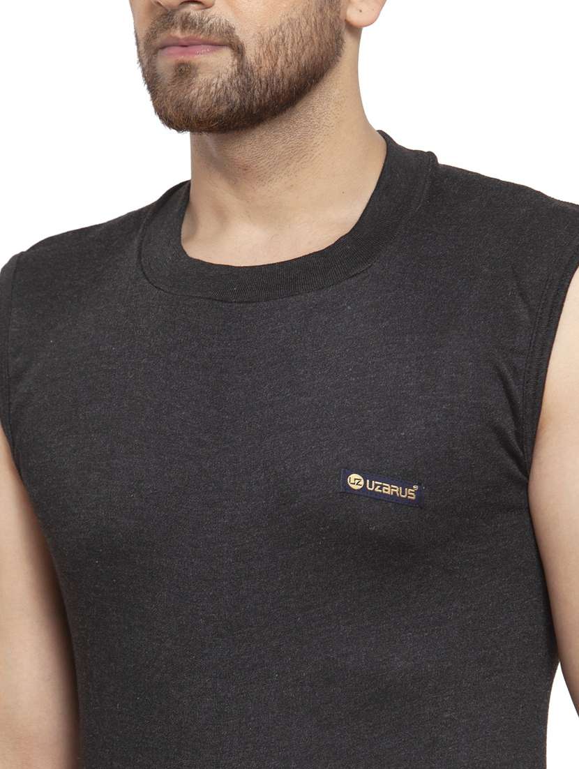 men black cotton thermal set - 20501940 -  Standard Image - 2