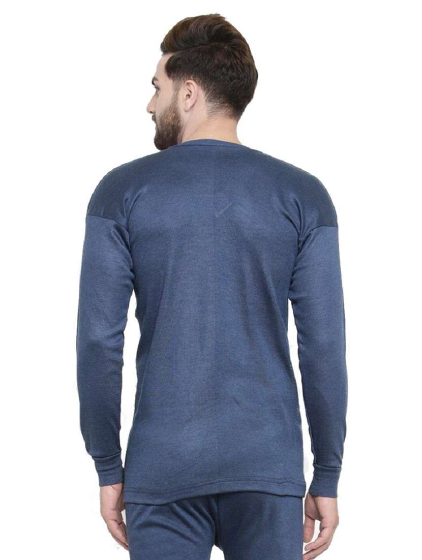 men full sleeve thermal top - 20501969 - Standard Image - 2
