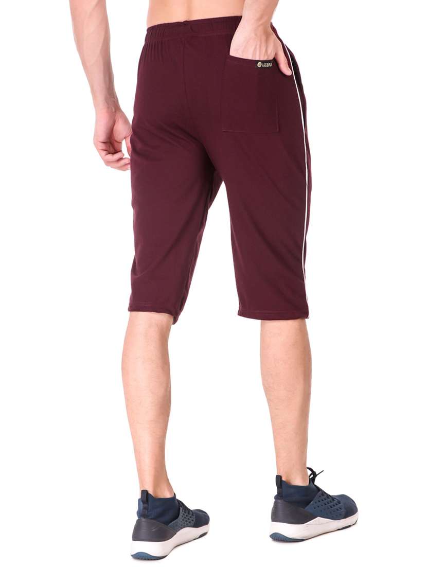 men mid rise cotton three- fourth - 20502103 -  Standard Image - 2