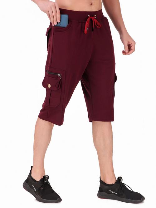 men mid rise cotton three- fourth - 20502107 - Standard Image - 0
