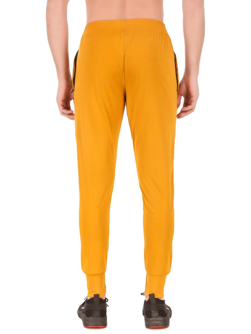 men mustard placement print mid rise jogger - 20502216 - Standard Image - 2