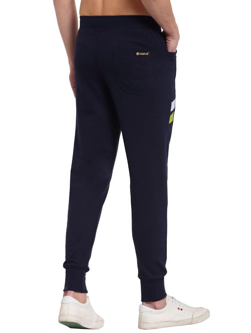 navy blue cotton joggers track pant - 20502265 - Standard Image - 2