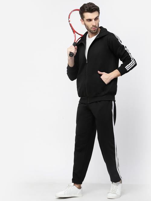men side striped full length track suit - 20502491 - Standard Image - 0