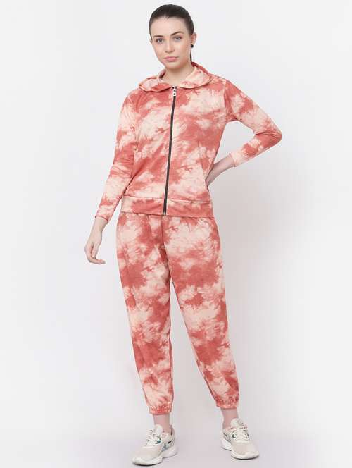 women peach jacket and trouser co-ord set  - 20502500 -  Standard Image - 0