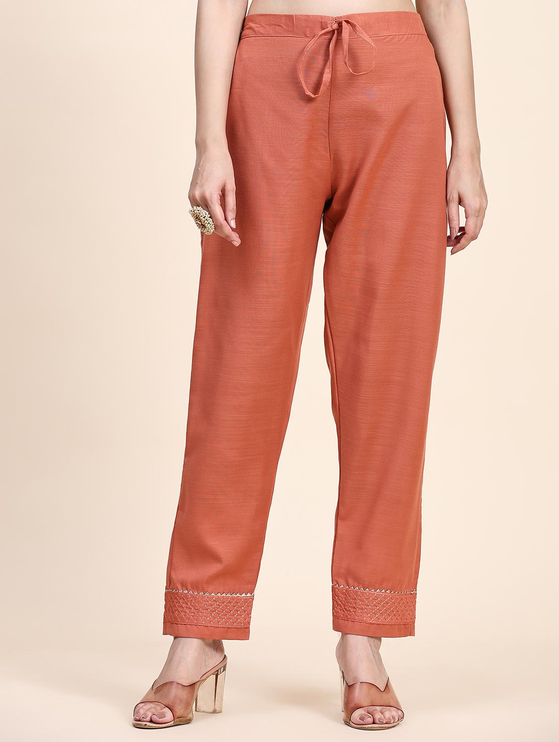 coral embroidered suit set - 20502619 - Standard Image - 2