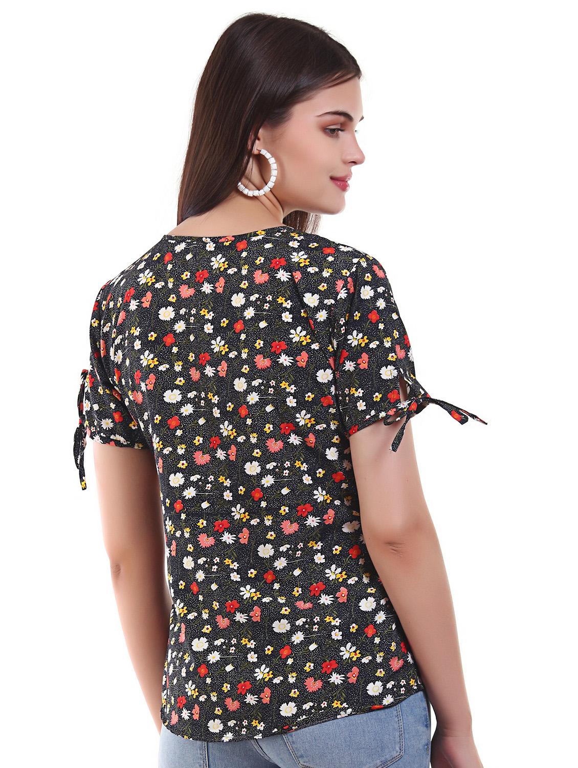 women multi color crepe regular top - 20504116 - Standard Image - 2