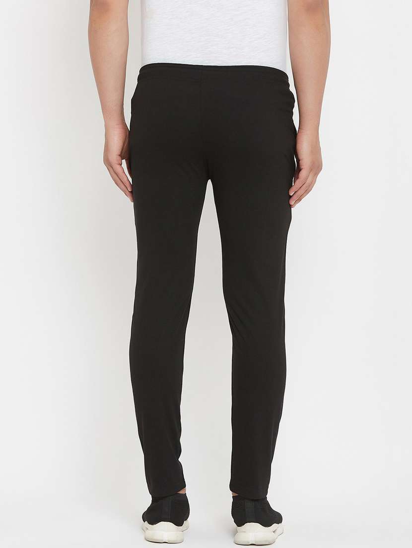 men solid cotton track pant - 20506426 -  Standard Image - 2