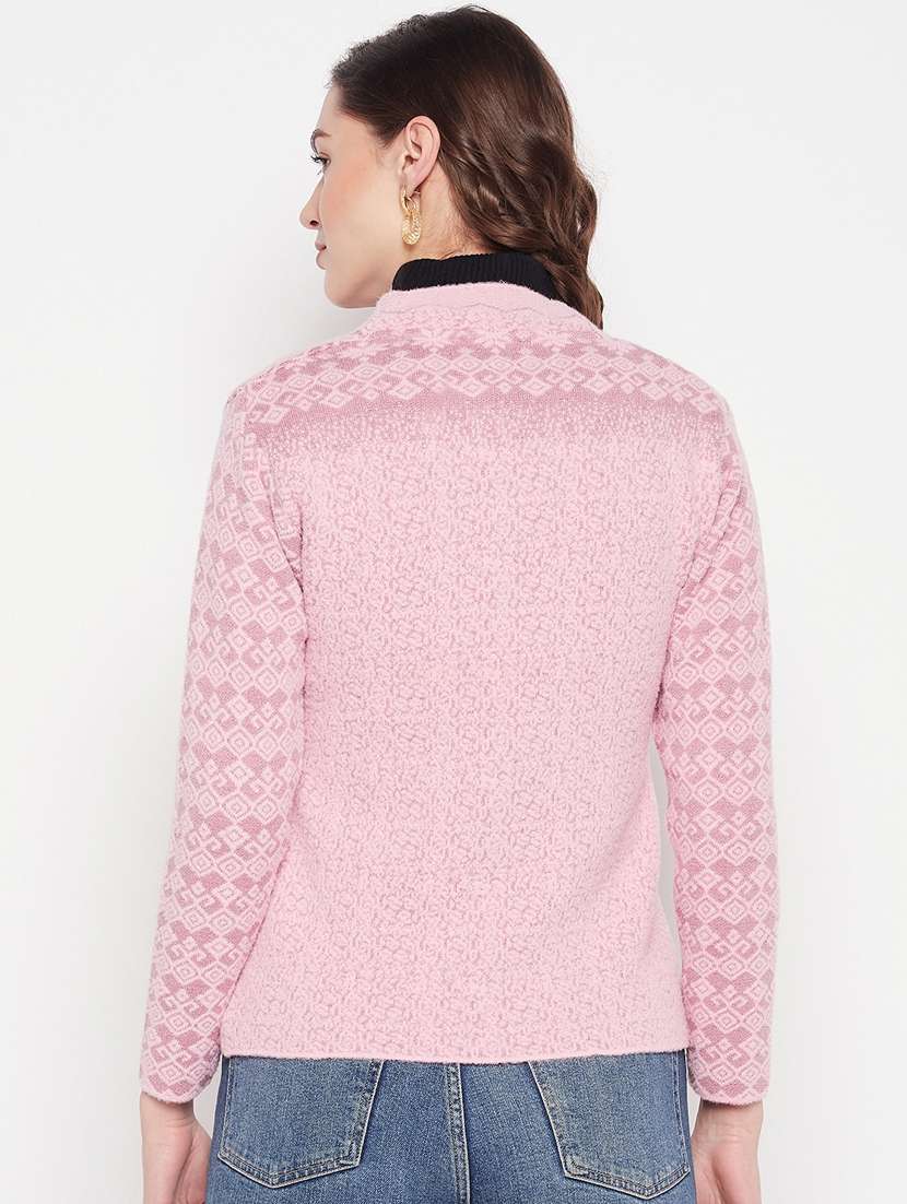 women rosewater wool blend cardigan - 20506885 - Standard Image - 2