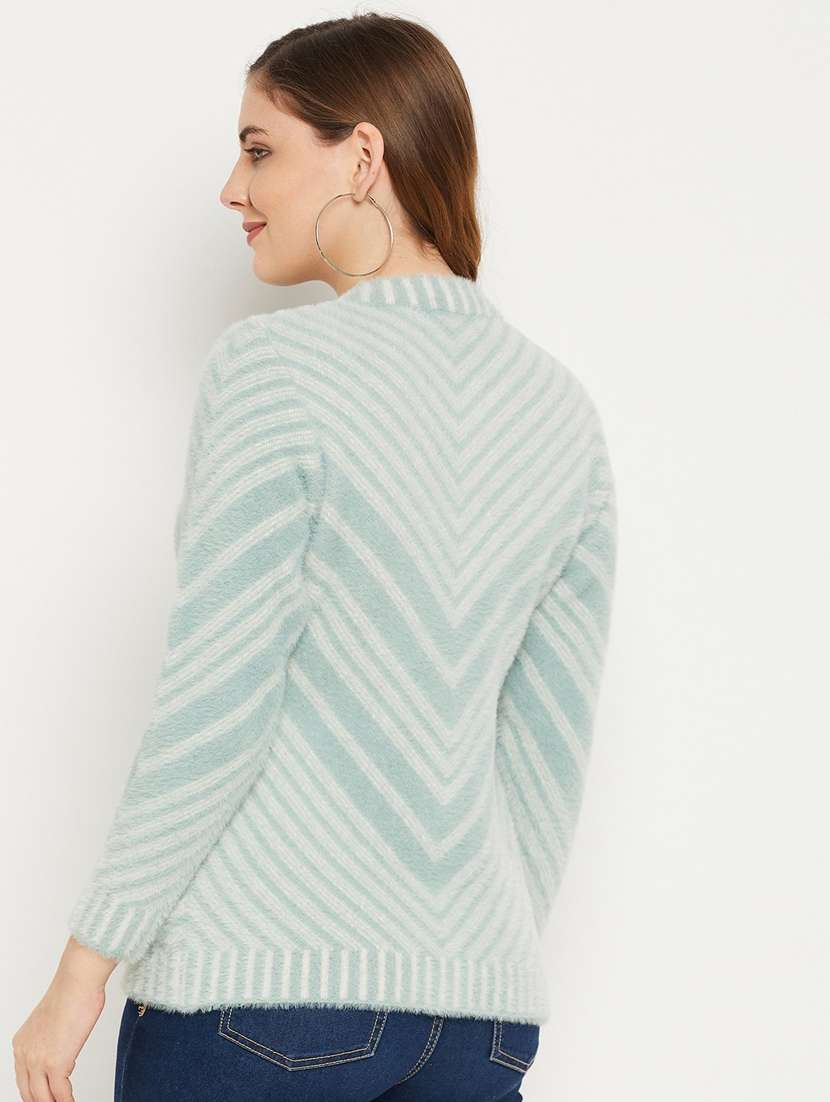 women multi colored wool blend cardigan - 20506906 - Standard Image - 2