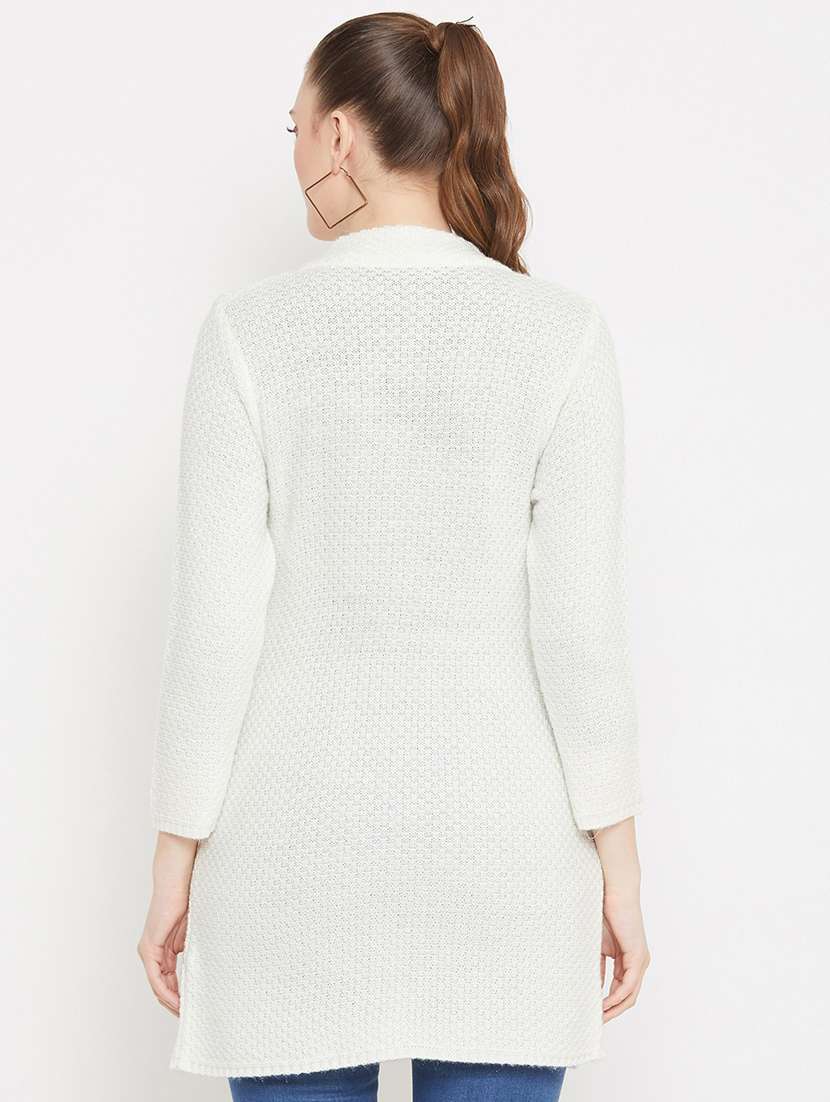 women white wool blend cardigan - 20507041 -  Standard Image - 2