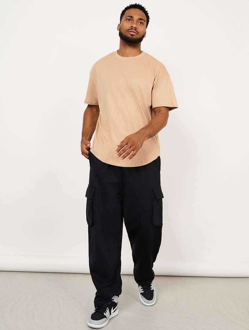 men's solid oversized t-shirt - 20507958 -  Standard Image - 2