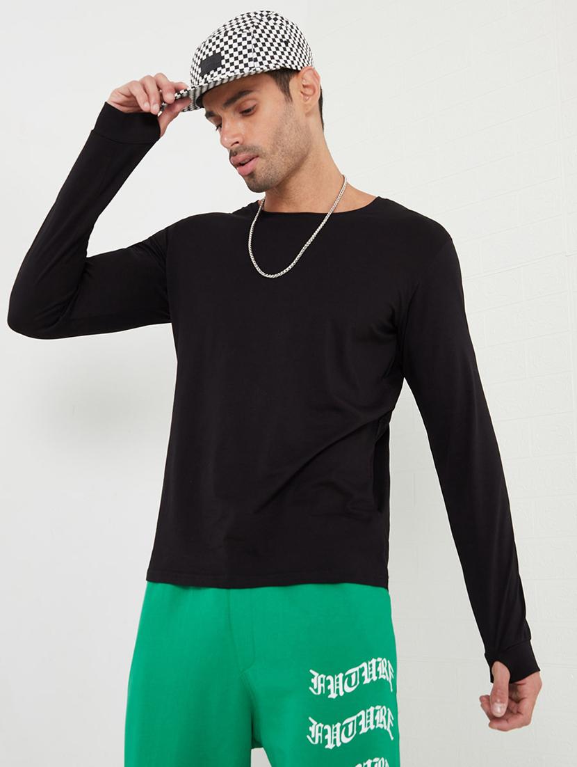 men solid round neck t-shirt - 20508159 - Zoom Image - 0