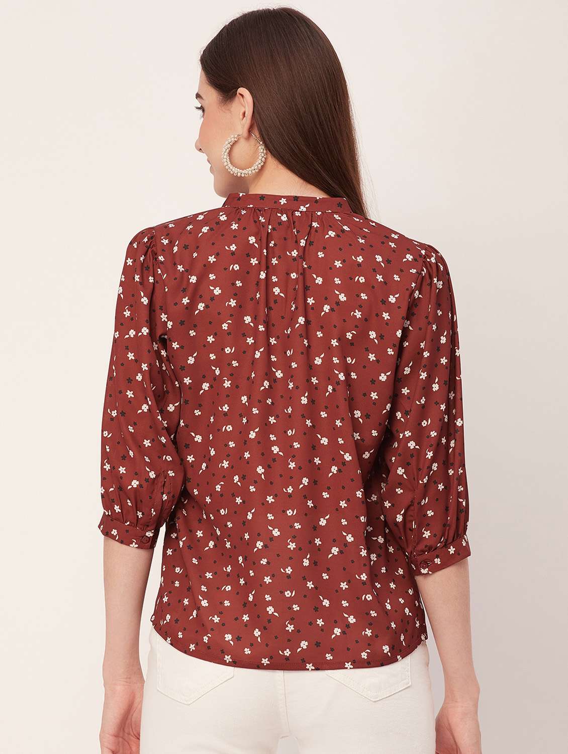 women printed regular top - 20508841 -  Standard Image - 2