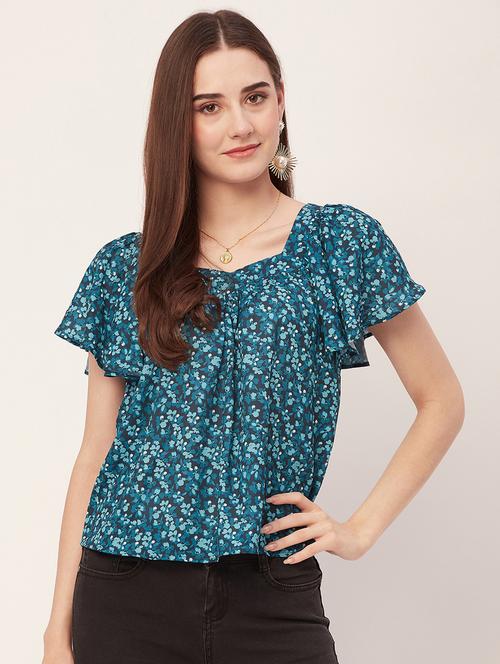 women printed regular top - 20508879 - Standard Image - 0