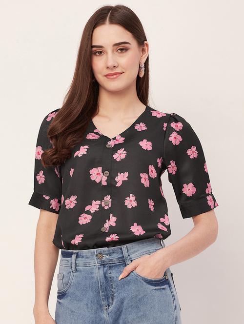 women floral printed regular top - 20508884 -  Standard Image - 0