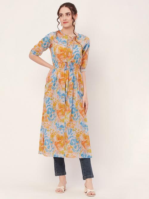 women printed straight top - 20508897 -  Standard Image - 0