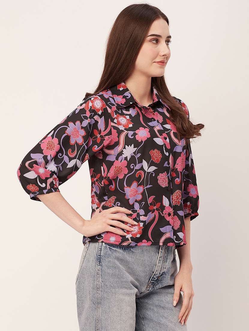 women printed regular shirt - 20509535 -  Standard Image - 2