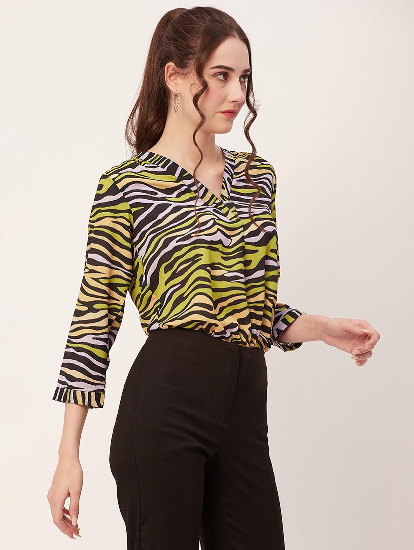 women printed regular shirt - 20509543 - Standard Image - 2