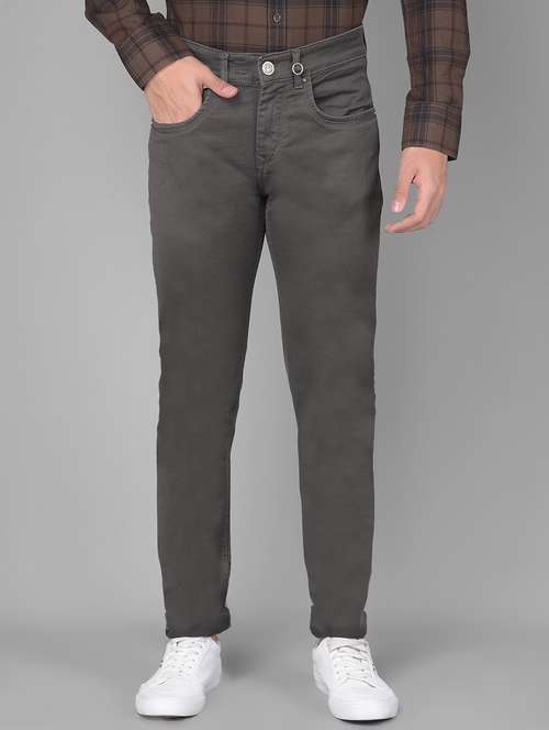 mens slim fit plain jeans - 20509630 -  Standard Image - 0