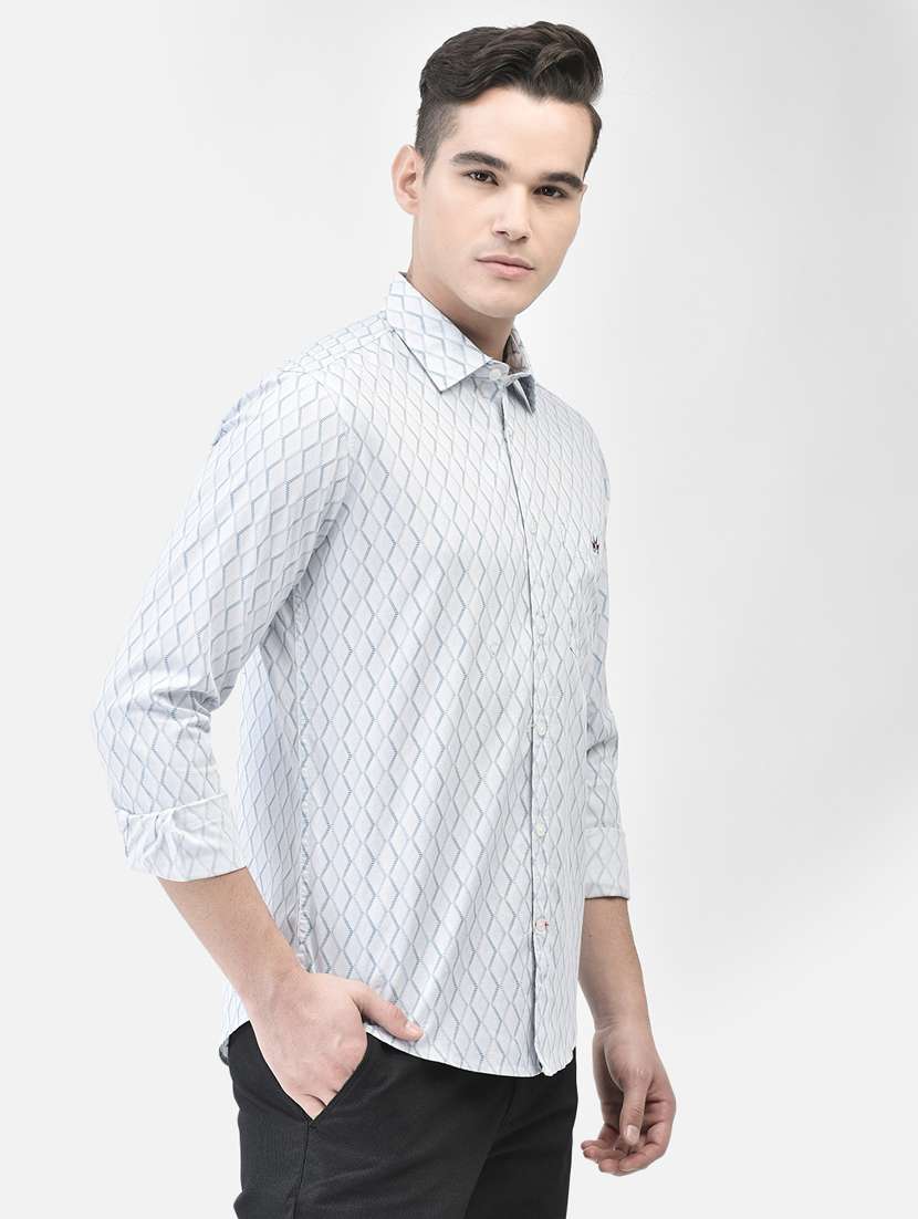 light blue cotton casual shirt - 20509700 -  Standard Image - 2