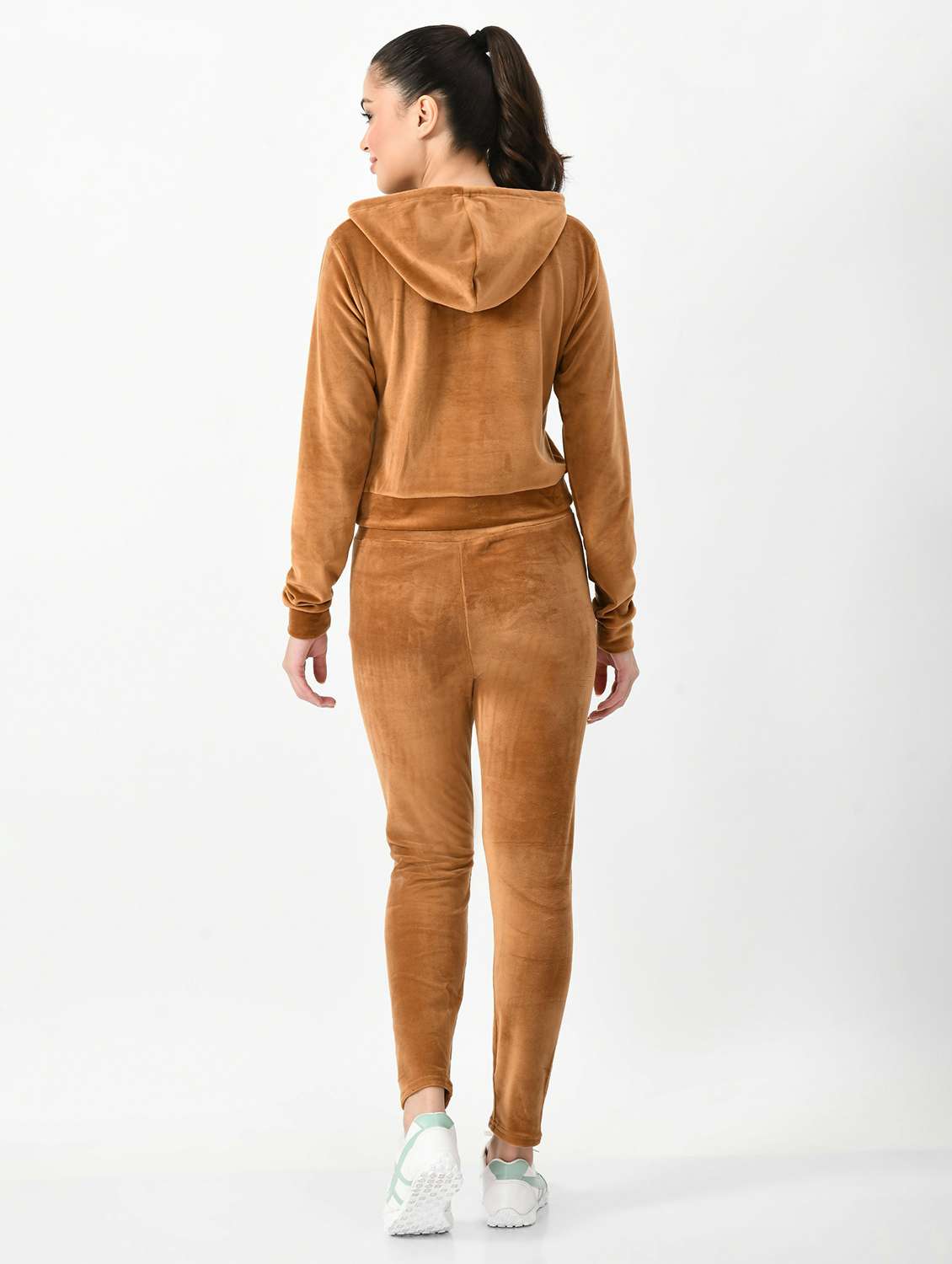 brown cotton blend hoodies sweatshirt - 20510303 -  Standard Image - 2