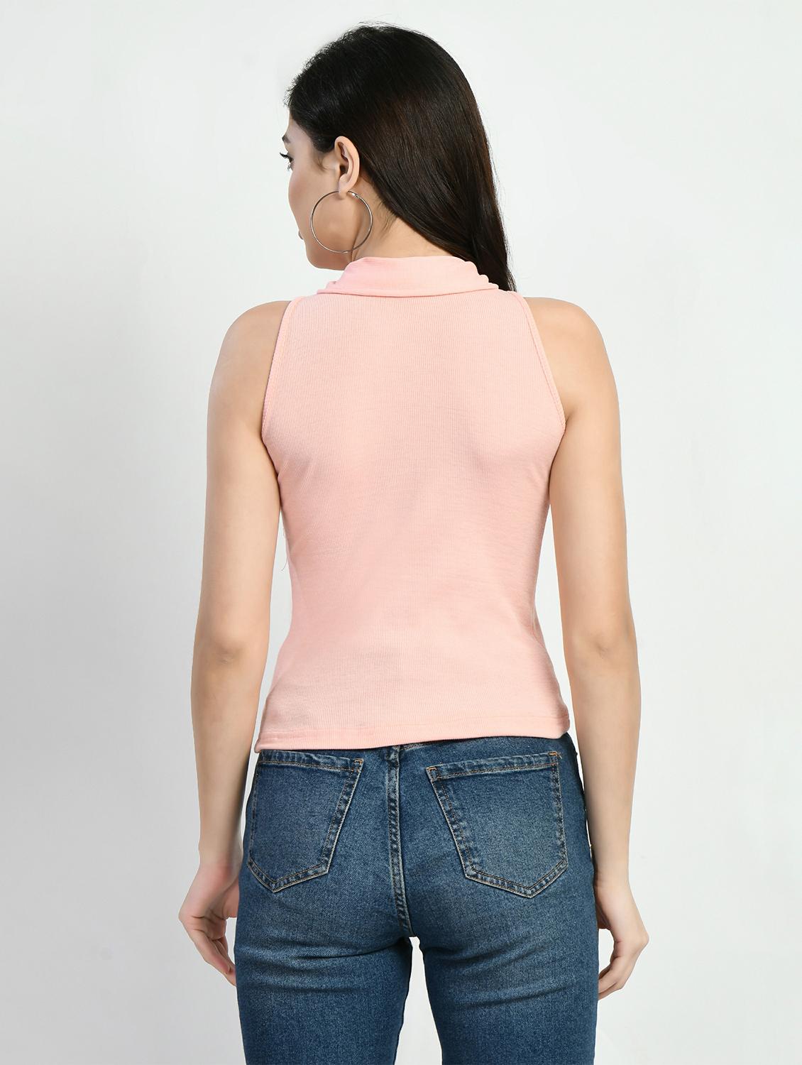 women solid sleeveless top - 20510792 - Standard Image - 2