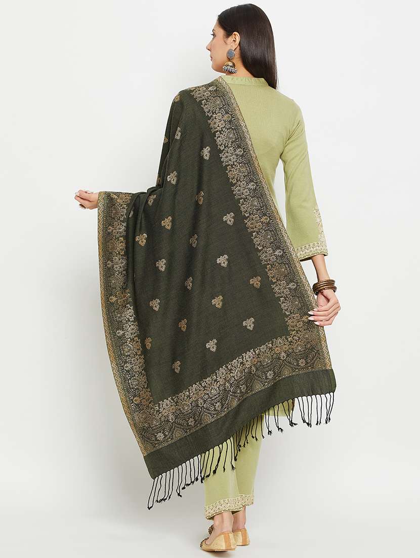 women self design long sleeve woollen suit set - 20511520 -  Standard Image - 2